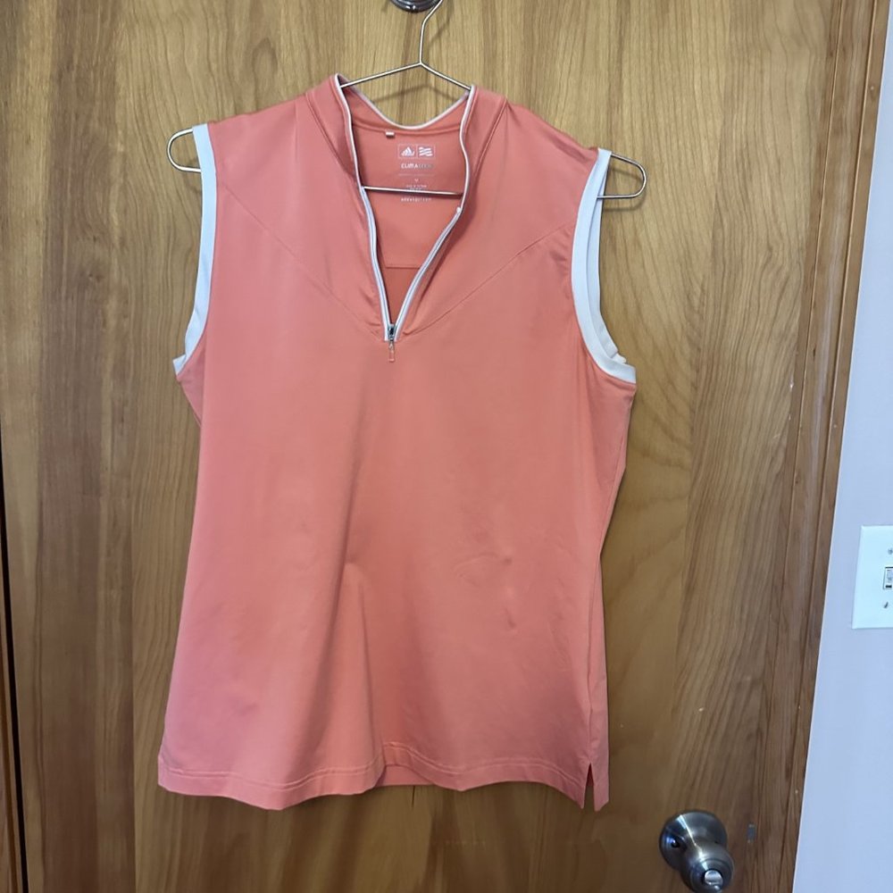 Adidas Women's Sleeveless Gold Shirt